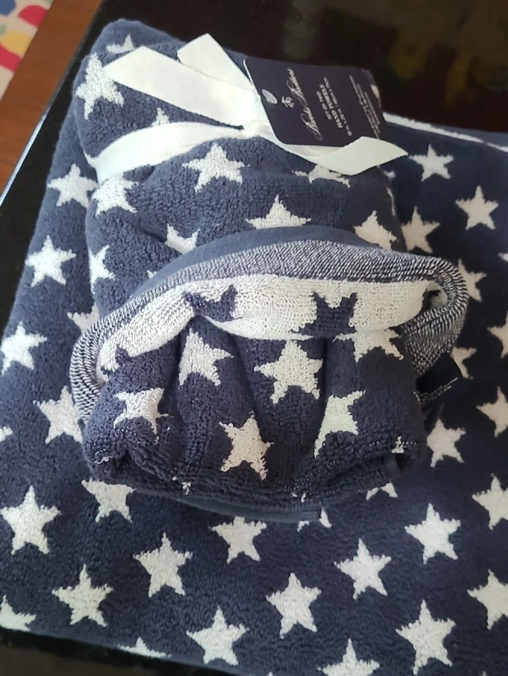 Brooks Brothers  Stars & Stripes Bath Towel Set